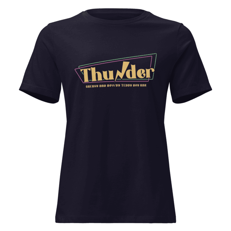 Camsieta thunder rock and roll mujer