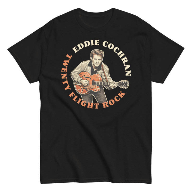 Camiseta Eddie Cochran Twenty Flight Rock