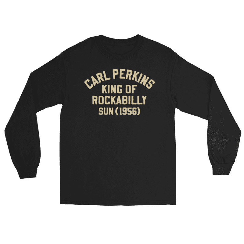 Camiseta Carl Perkins King of Rockabilly manga larga