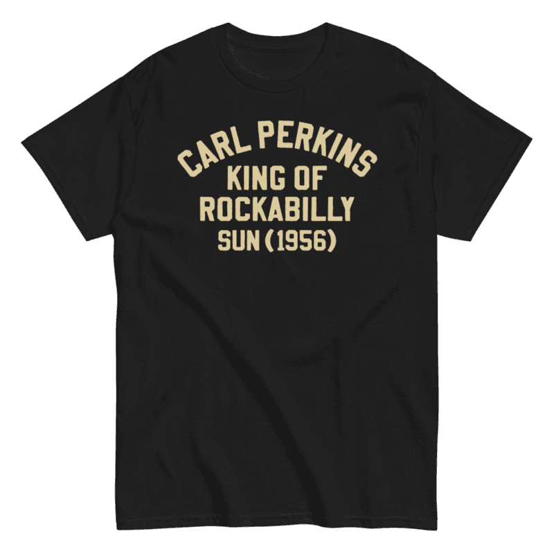 Camiseta Carl Perkins King of Rockabilly
