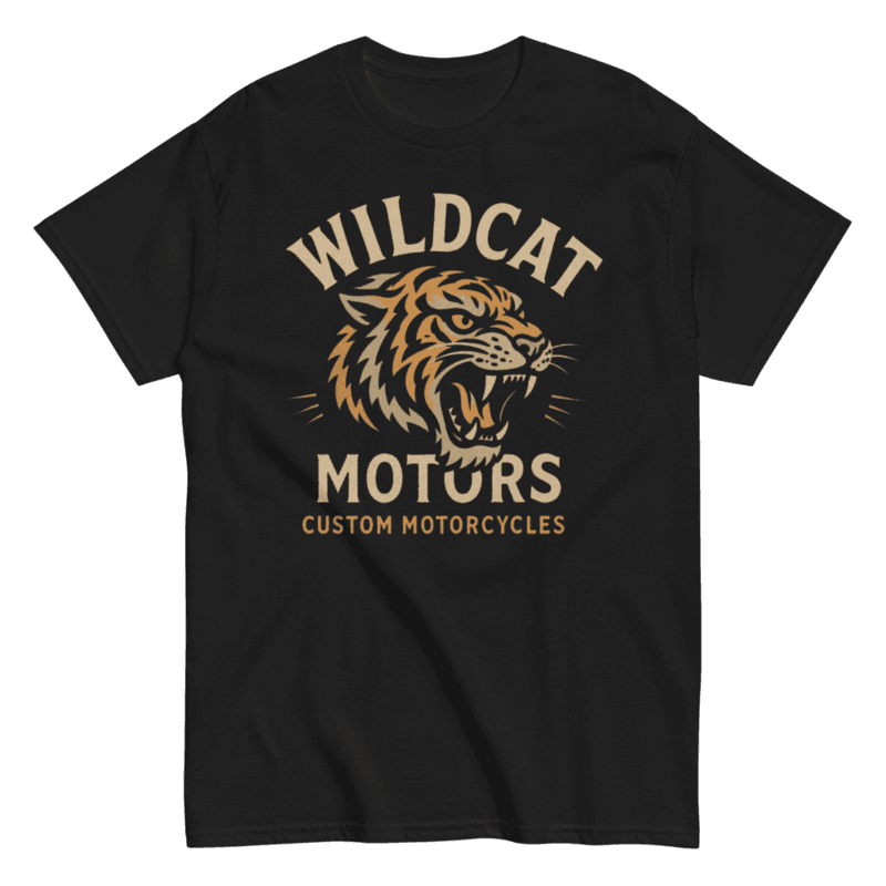Camiseta Wildcat custom motorcycles