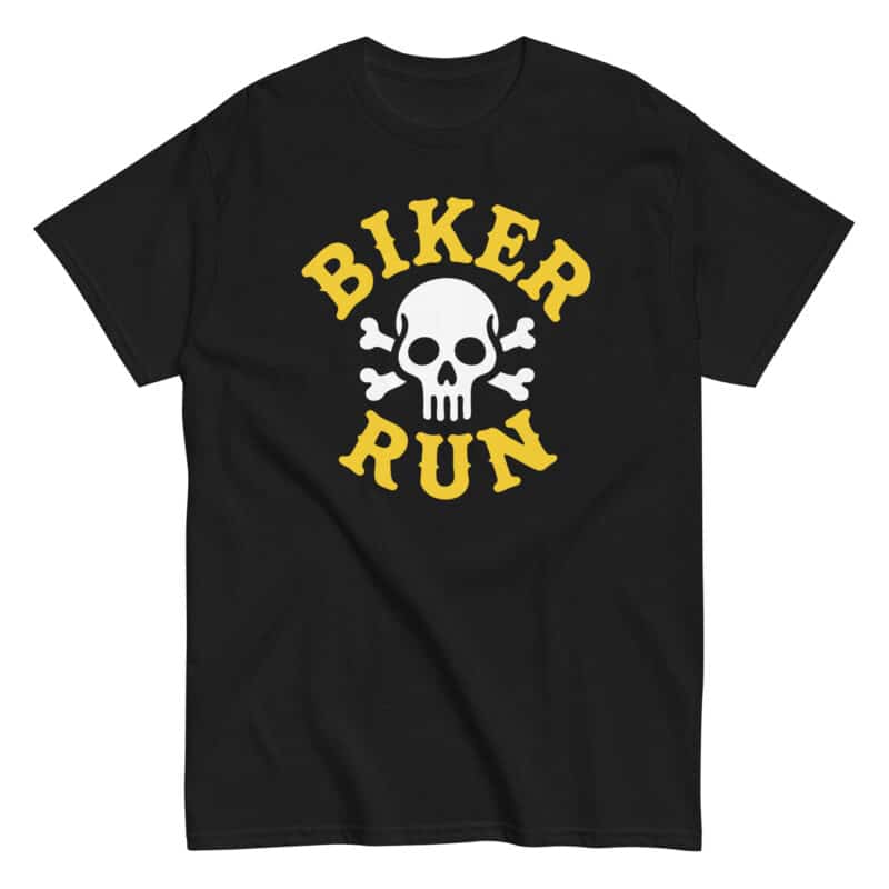 Camiseta Biker Run: espíritu de las rutas en moto